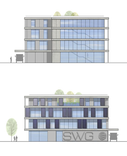 Wettbewerb - Neubau Betriebsgebäude SWG